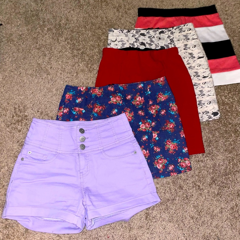 Shorts and mini skirt bundle